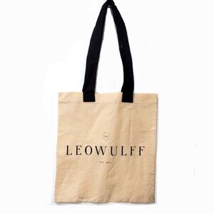 Leo Wulff Tan Cotton Lightweight Magazine Size Totebag Giftable Reusable